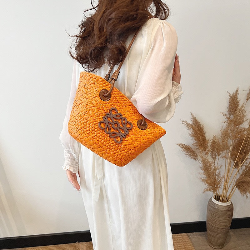 Capri | Straw Beach Bag