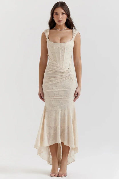 Casandra Lace Maxi-jurk